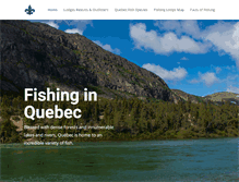Tablet Screenshot of fishinginquebec.com